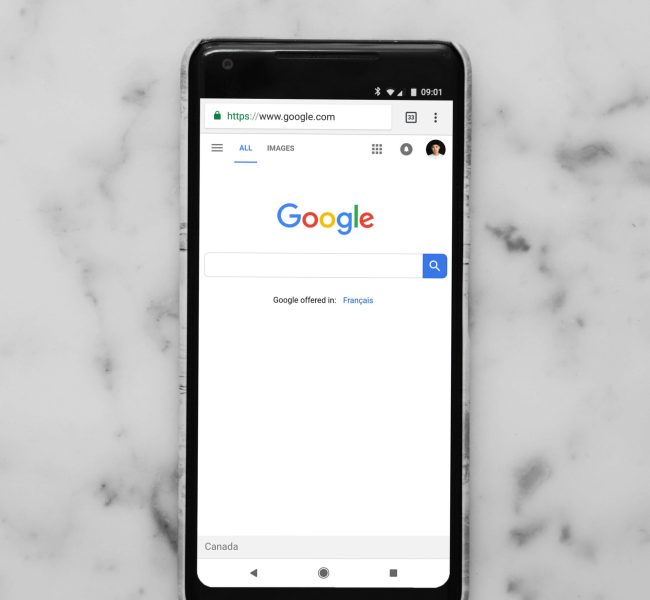 Mobiel geoptimaliseerde website